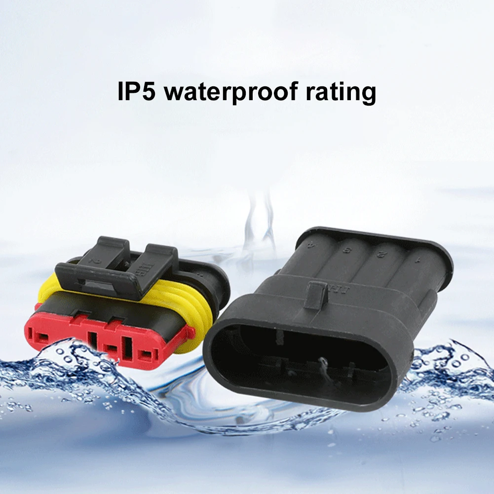 

1/2/3/4/5/6 Pin to choose Seal Waterproof Electrical Automotive Wire Connector Plug Terminals for Car Way Seal Quad Bike