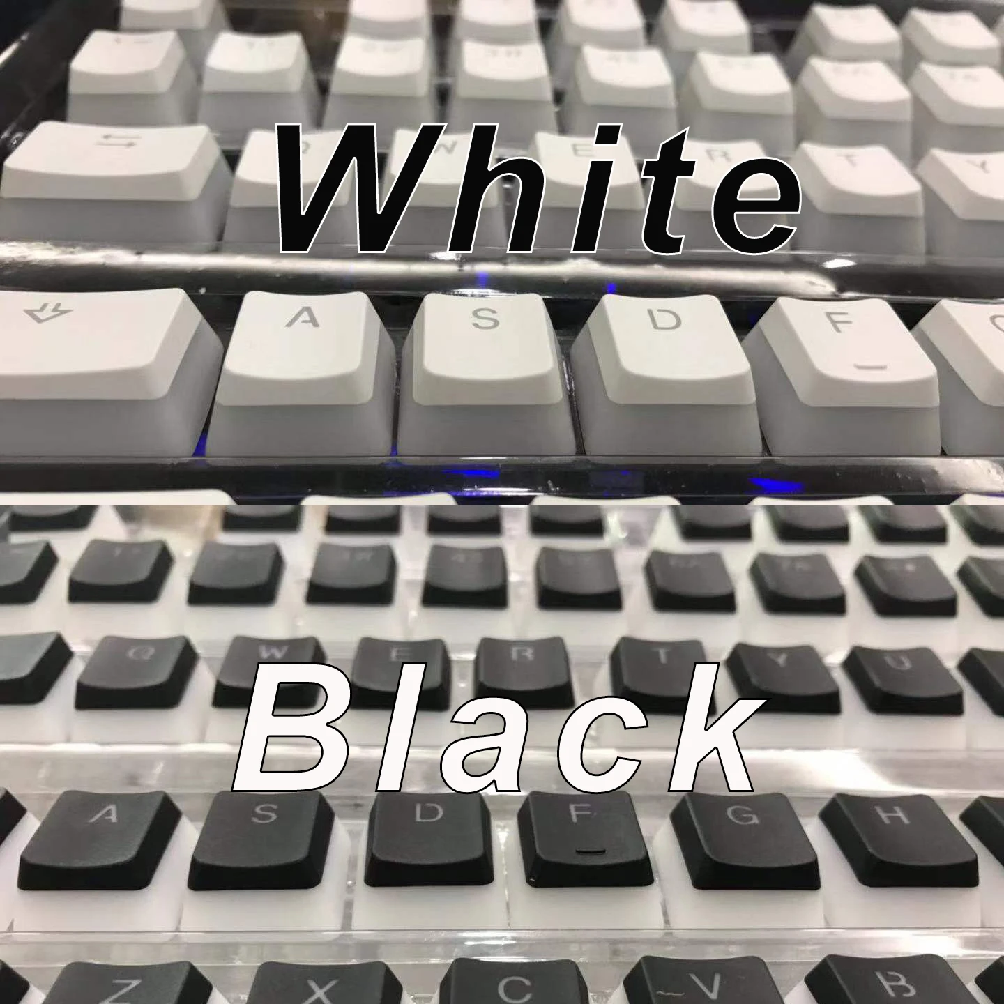 Цветная(RGB) 104 PBT двойной выстрел пудинг 2 слоя прозрачный с подсветкой колпачки для Механическая игровая клавиатура MX Настенные переключатели