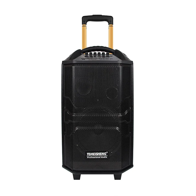 Уличный портативный сабвуфер 8 дюймов Bluetooth колонка с колесами большая