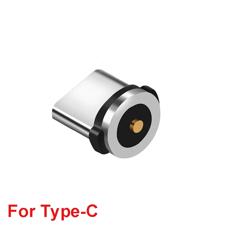 

Round Magnetic Cable plug 8 Pin Type C Micro USB C Plugs Fast Charging Phone Magnet Charger Plug For iPhone 1m line chargering