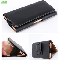 universal leather waist case for xiaomi 5c 5x 5s a1 6 6x 8se cc9e a3 card pouch for mi note 2 3 4 belt clip holster phone bag