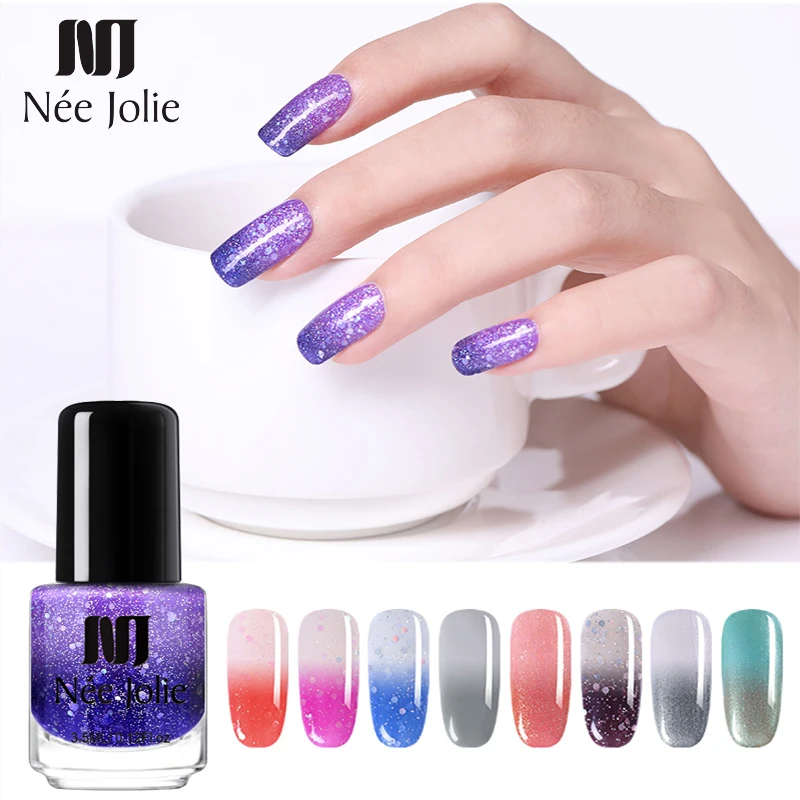 Лак для ногтей с блестками и переходом цвета 3 5 мл|Лак ногтей| |