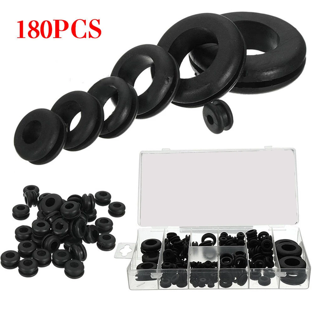 

180pcs/box O-rings Nitrile Washer Rubber oring Sealing waterproof NBR Gasket Wear-resistant O Ring repair Seals Set seals