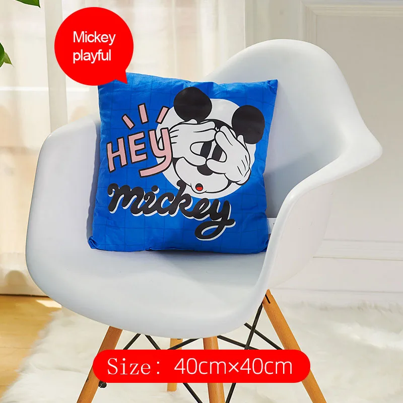 11 Disney мультфильм Подушка диван офис Удобная подушка спинка кровати модная подушка для автомобиля 40*40 см - Цвет: 11