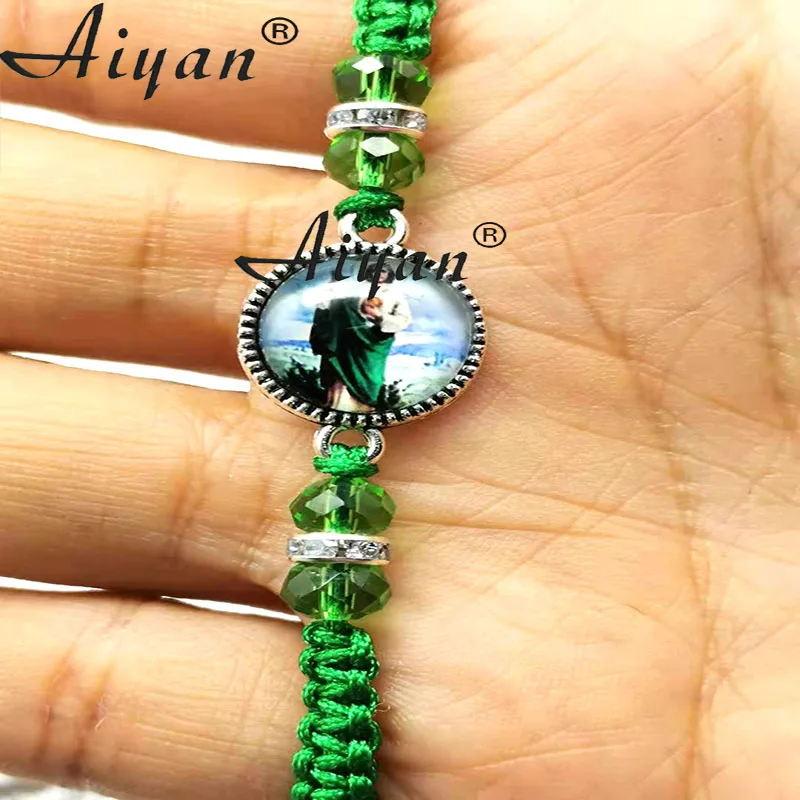 Браслет из стекла с изображением девы Марии мужчин и женщин 12 шт. | Украшения