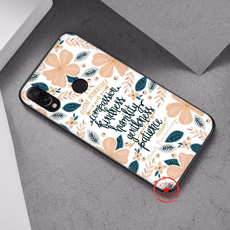 Bible Verse Jesus Soft Case for Xiaomi Redmi Note 8 7 6 5 Pro 5A 4X Prime Silicone |
