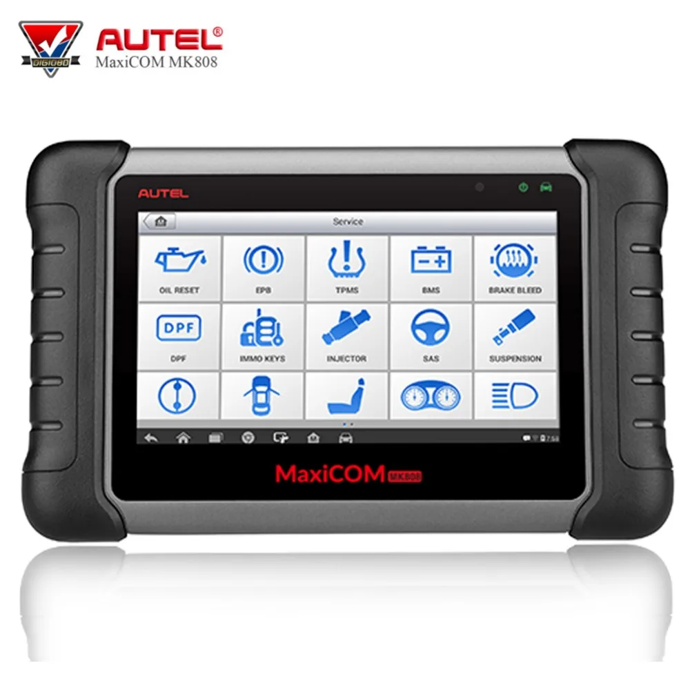 Сканер Autel для считывания кодов автомобилей MaxiCOM MK808 Obd2 Диагностический станок| |