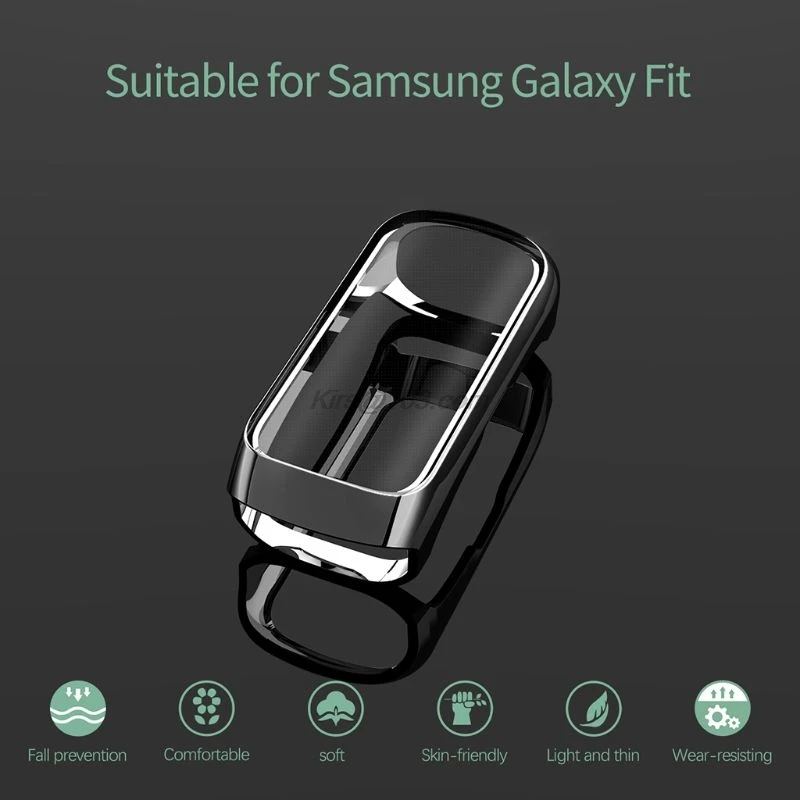 360 градусов ТПУ защитный чехол для Samsung Galaxy Fit SM-R370 смарт-браслет часы покрытие