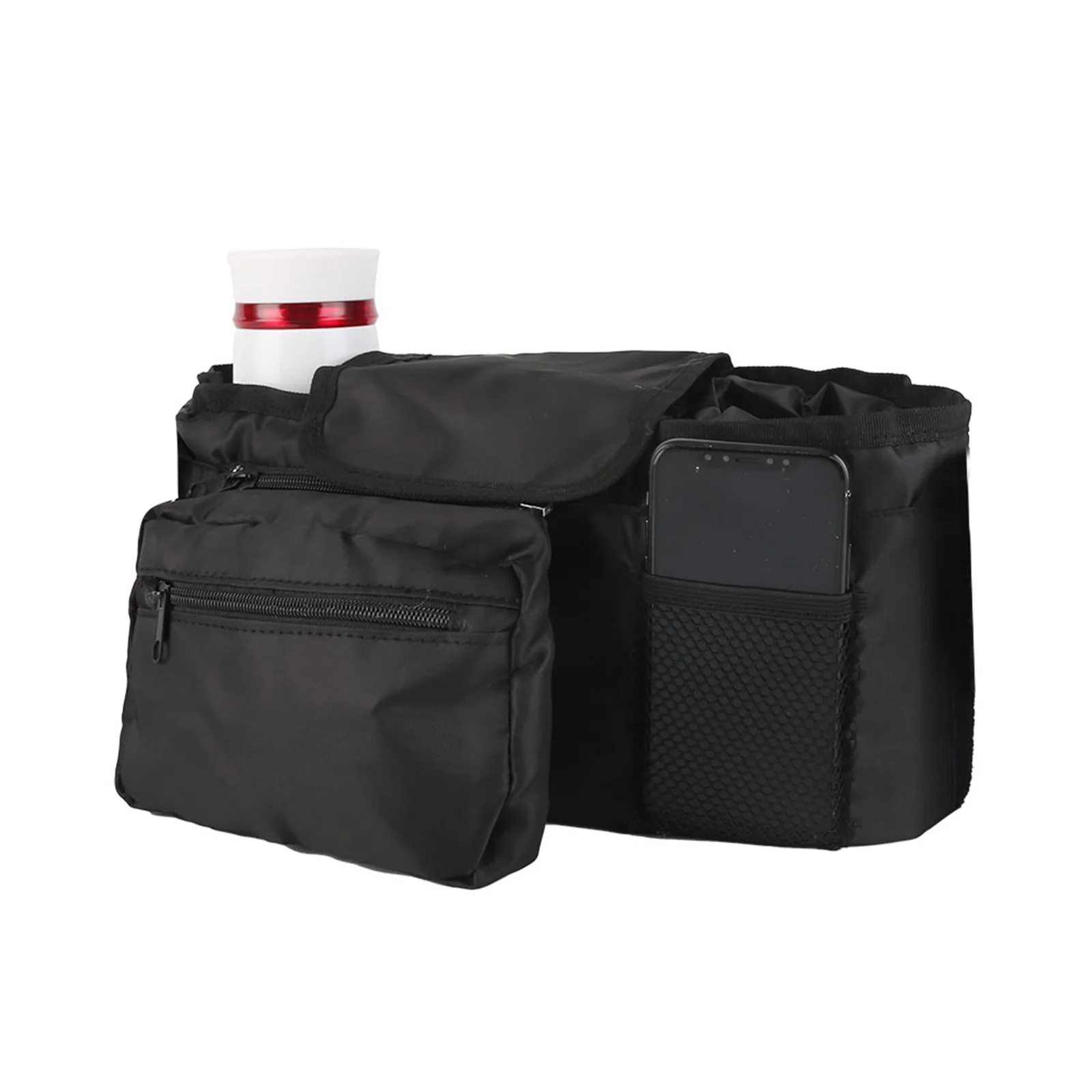 

Multi-Function Oxford Cloth Baby Stroller Universal Hanging Bag Detachable Storage Mummy Bag With Insulated Cup Holder