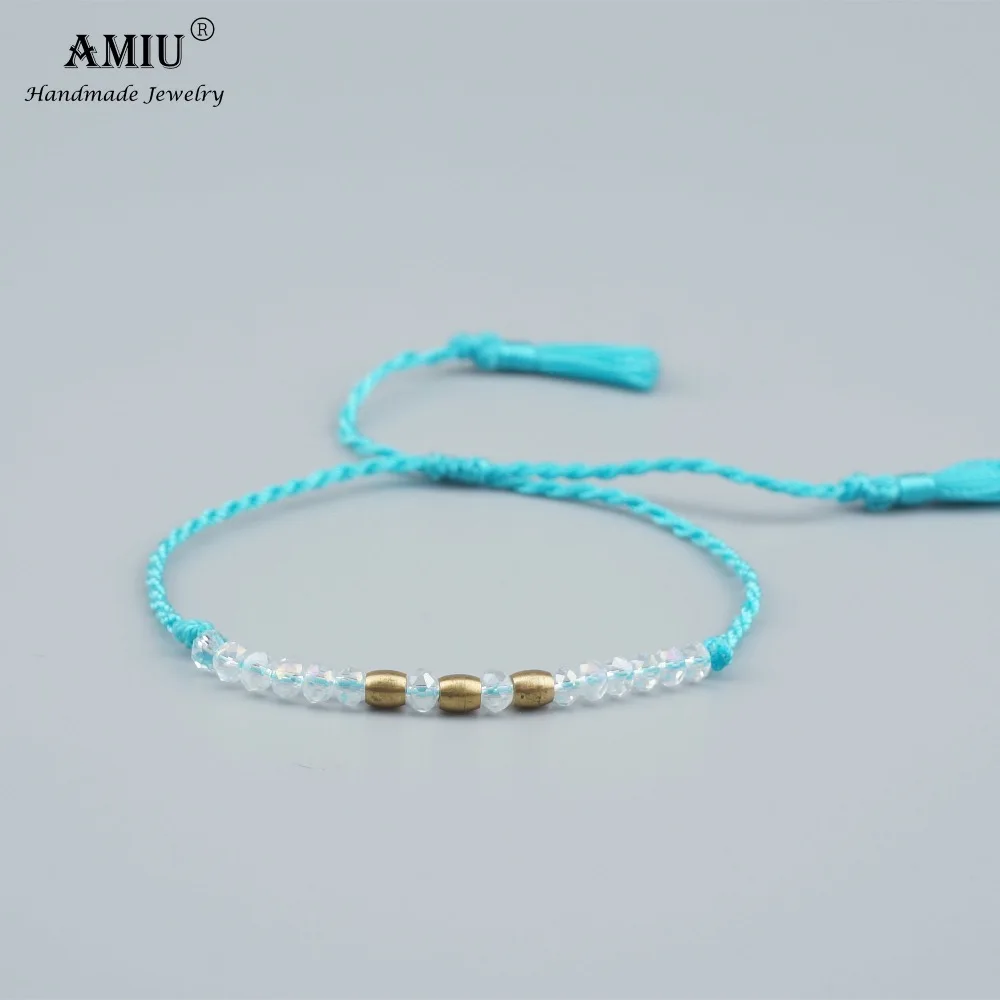 Браслеты AMIU в богемном стиле для мужчин и женщин ножной браслет радужного