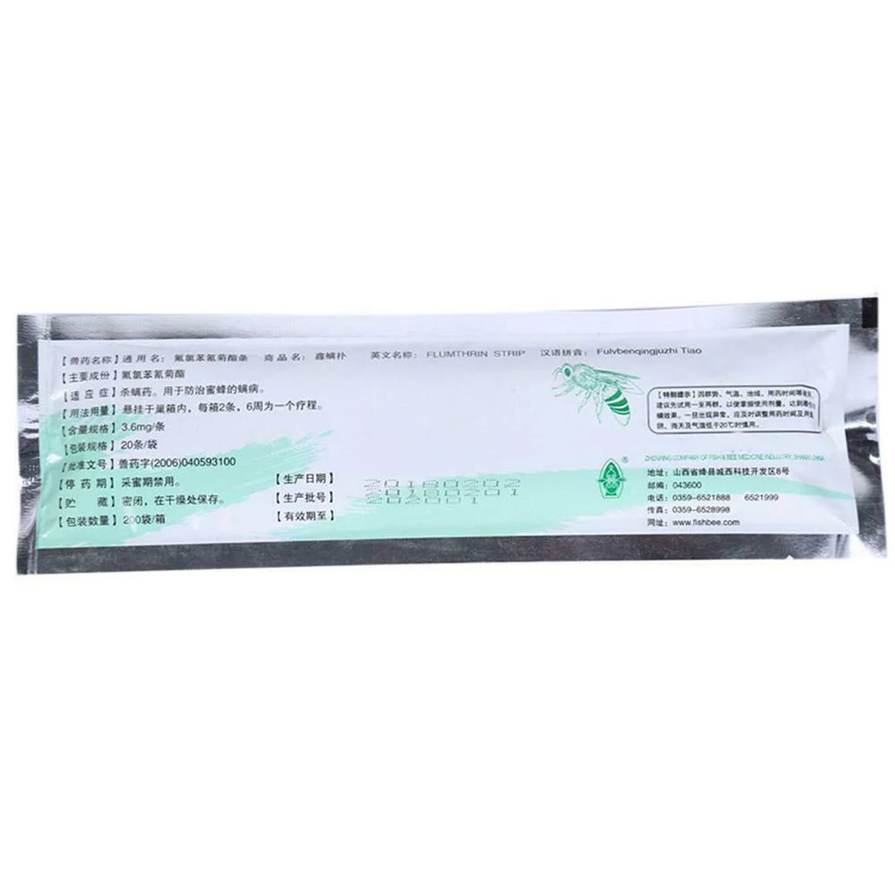 Набор инструментов для лечения пчеловодства 20 шт./пакет флювалинат клещей | Дом и