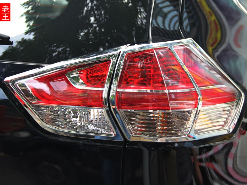 ABS Хром передний задний багажник Головной фонарь Крышка лампы отделка Стайлинг