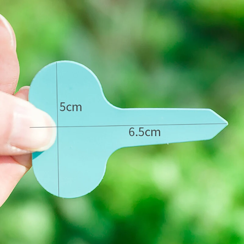 

100 Pcs 5*7cm Plastic Plant Label Label Nursery Lawn Label Plant Classification Label Is Not Perishable