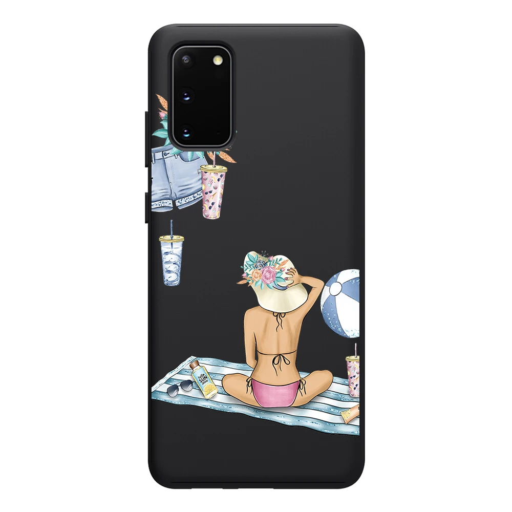 

Vogue Girl Case for Samsung Galaxy S21 A51 A50 A71 S20 A21S A12 A52 A72 A70 S10 S9 S8 S10e FE Note 20 10 Lite Plus Ultra TPU