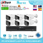 Dahua 8MP IP-камера 4K NVR Security Kit Wizsense IPC-HFW3849T1-AS-PV H265 + CCTV видеорегистратор, система безопасности