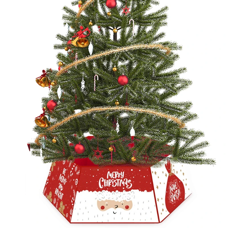 

Christmas tree skirt decoration Christmas tree ornaments bottom decoration composite fabric Christmas tree skirt Navidad New Yea
