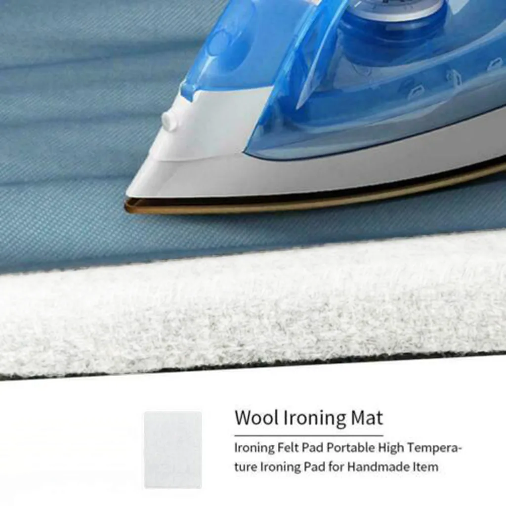 Wool Pressing Mat Ironing Pad High Temperature Board Silken Banner Cloth Protection Home Supplies | Дом и сад