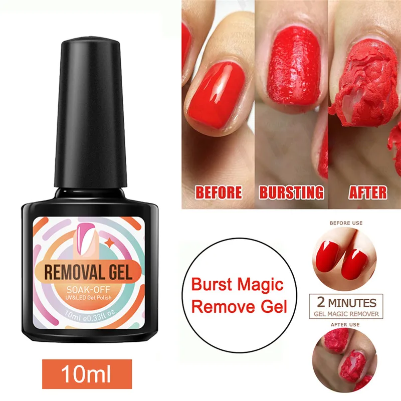 Волшебное средство для удаления лака ногтей гель с нулевым повреждением