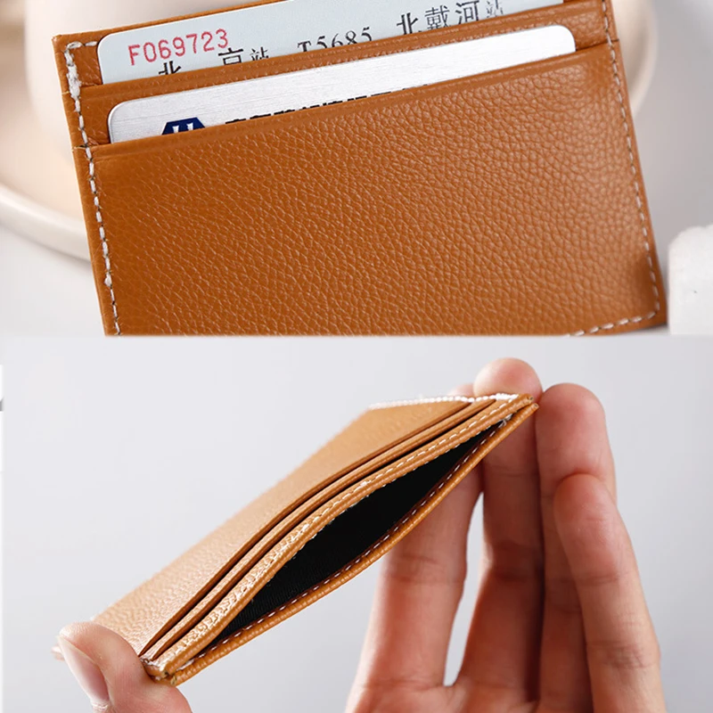 Чехол для карт унисекс из искусственной кожи визитница держатель кредитных