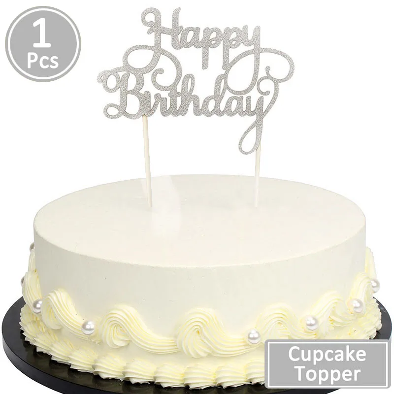 1pcs cake topper Lincaier I Am Two баннер из крафт-бумаги и 2 воздушных шара 2 года день рождения для мальчиков и девочек 2 вечерние украшения второй овсянка Близнецы гирлянда - Цвет: 1pcs cake topper