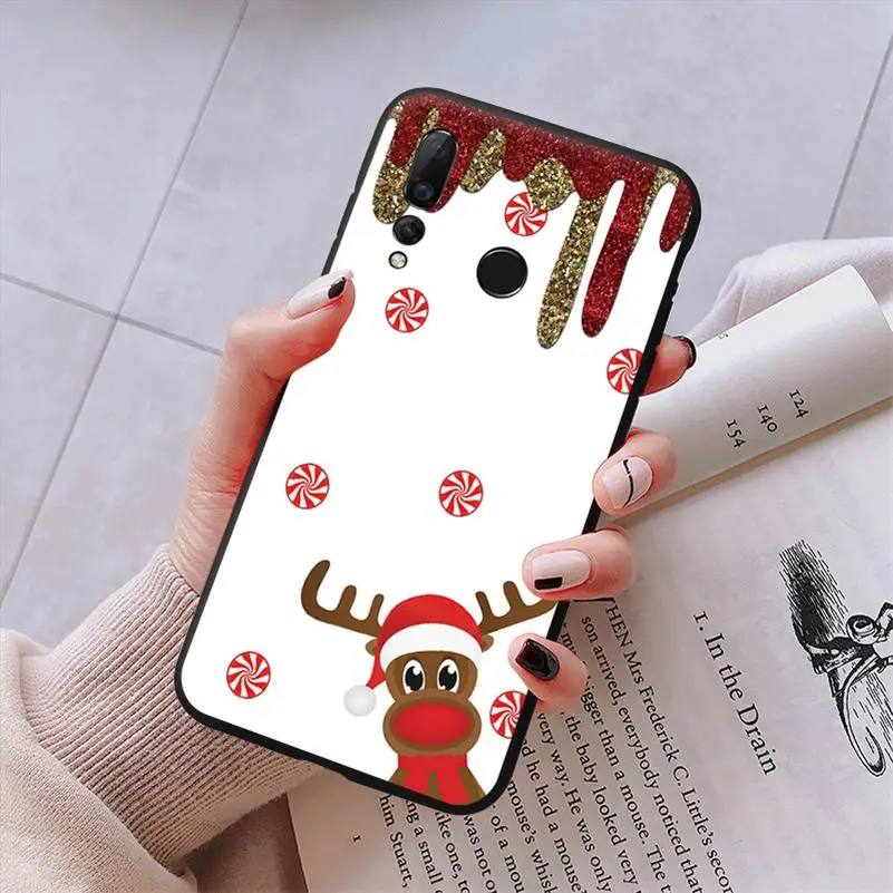 Рождественский чехол для huawei P20 P30 P8 P9 P10 Коврики 10 20 30 Lite рro Nova 3 3i 4 P Smart TPU Защитный чехол для huawei P20 Lite