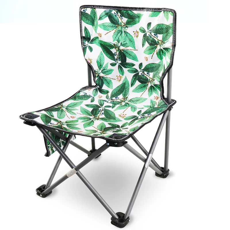 Складной складной стул для кемпинга пикника рыбалки зеленого цвета | Мебель