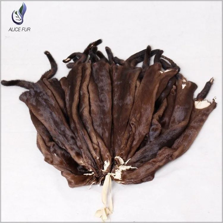 Высококачественная окрашенная черная норковая шкура|fur skin|fur peltmink fur pelt |