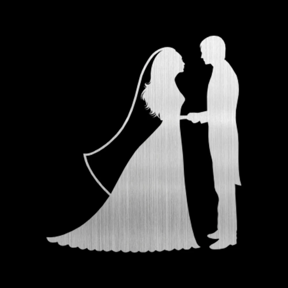 WIPERSIGNS Свадебные автомобильные наклейки на бампер и автомобильный Стайлинг