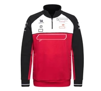f1 formula one racing suit long sleeved jacket autumn and winter outfit team jacket warm sweater thin fleece sweater custom styl