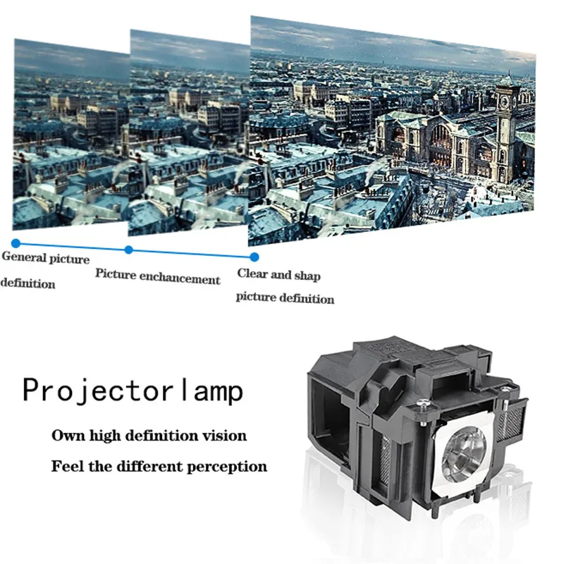 Совместимость EB-X04 EB-X27 EB-X29 EB-X31 EB-X36 EX3240 EX5240 EX5250 EX7240 EX9200 для Epson ELPLP88 V13H010L88 лампой
