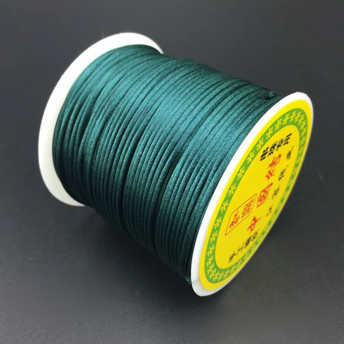 55 м/рулон нейлоновый шнур нить китайский узел макраме браслет ожерелье плетеная