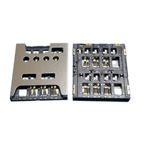 2pcs sim card reader slot tray holder connector socket for lenovo lemon 3s k32c36 a938t zte q801l q802 contact plug
