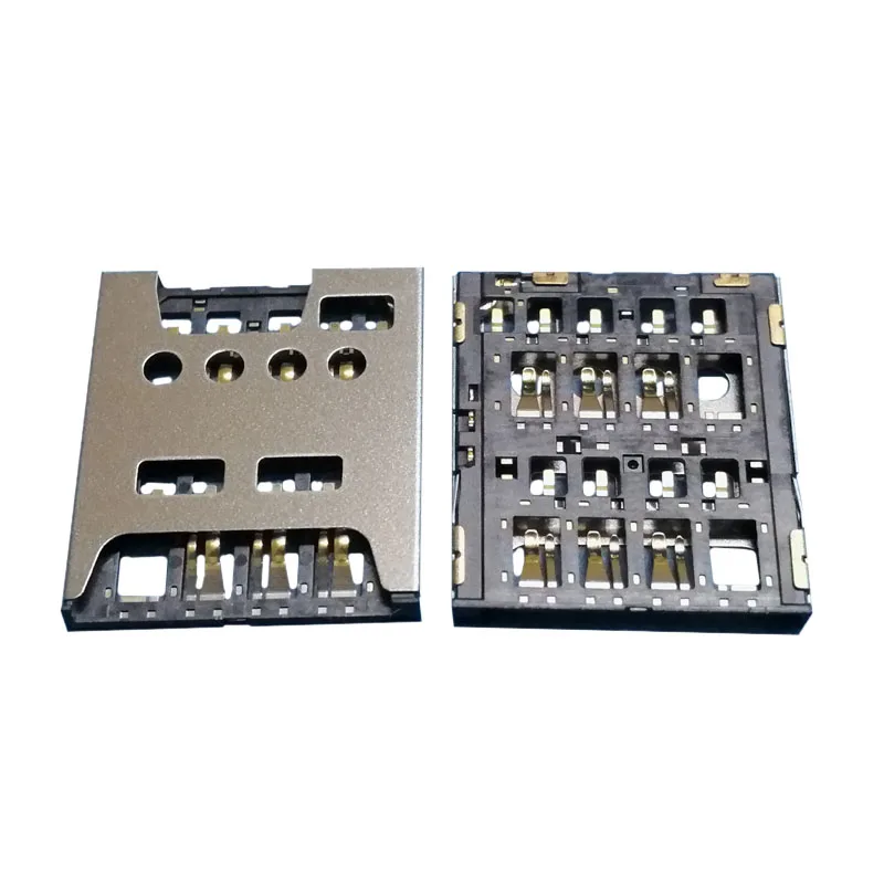 2 шт. разъём для чтения Sim карт Lenovo Lemon 3S K32c36 A938T ZTE Q801L Q802|Шлейфы мобильных телефонов|