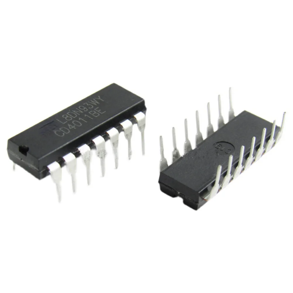 

10 шт./лот CD4011BE DIP-14 CD4011 TC4011BP CMOS NAND GATES IC