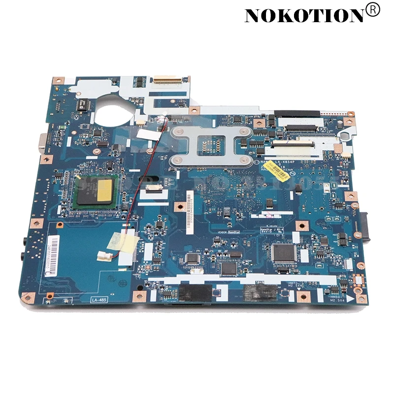 NOKOTION MBN7602001 MB.N7602.001 LA-4854P Для материнской платы ноутбука Acer Emachines 5732 E527 GL40 DDR3 с бесплатным процессором.