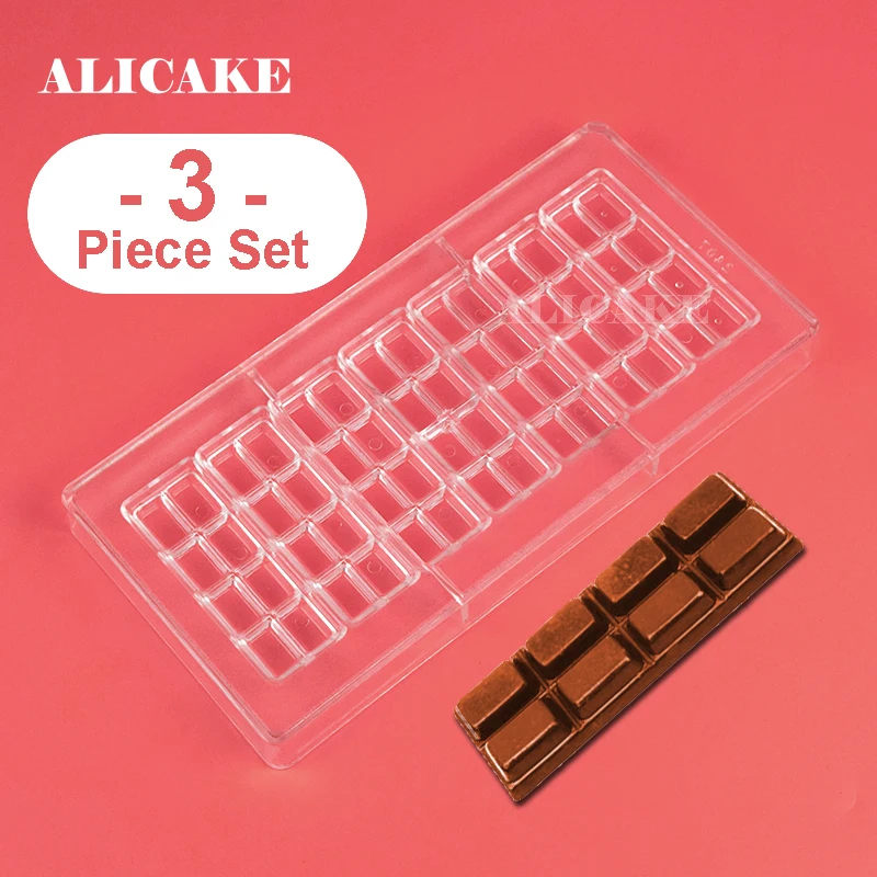 1 3 шт набор из поликарбоната шоколадные формы пластиковый лоток форма для