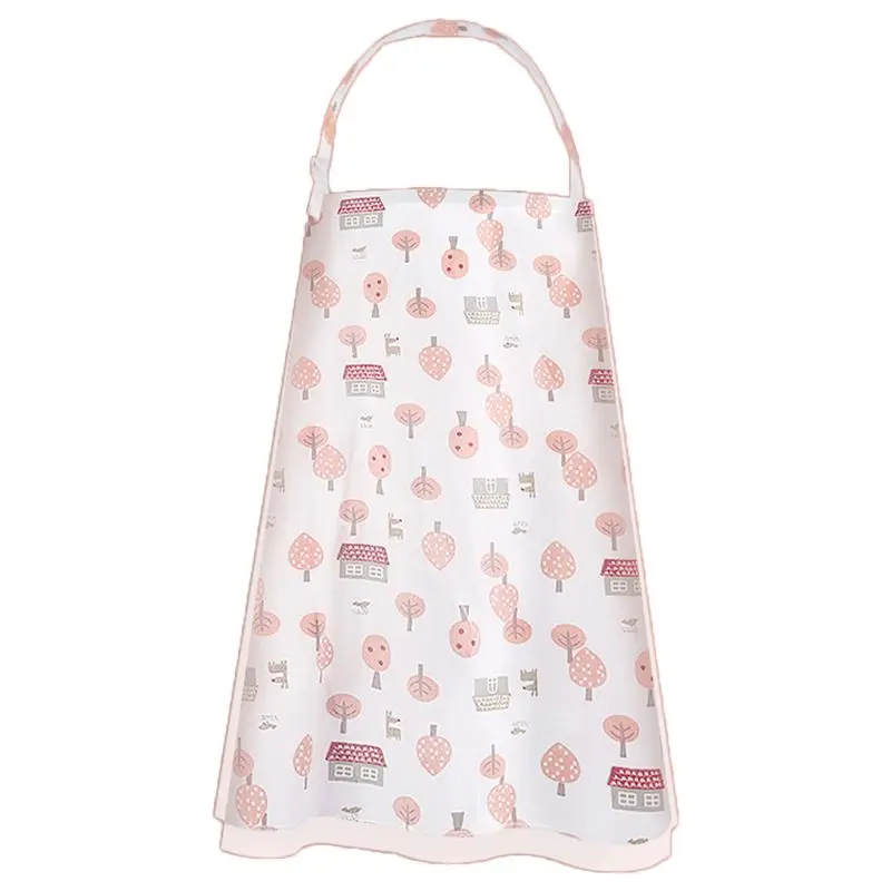 

Breastfeeding Nursing Cover Full Coverage Adjustable Breathable Double Layer Privacy Feeding Apron