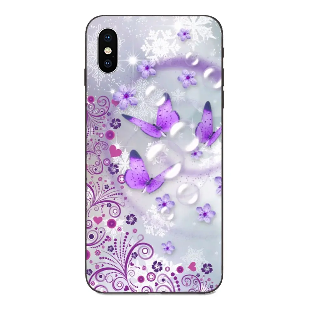Мягкие локоны и цветы бабочки для Huawei nova 2 2S 3i 4 4e 5i Y3 Y5 II Y6 Y7 Y9 Lite Plus Prime Pro 2017 2018 2019 |