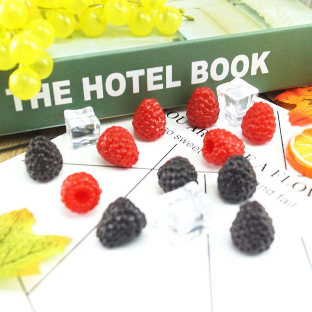 

10 шт Искусственные Фрукты модели реалистичный искусственное фруктовое Raspberry Подставки для фотографий похожая на настоящую аксессуары для ...