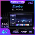 1280*720 Android 10,0 Mototain Автомобильный мультимедийный автомобильный радиоприемник для Hyundai Elantra 2017 - 2018 4G LTE аудио GPS плеер 8 ядер 6G 128G