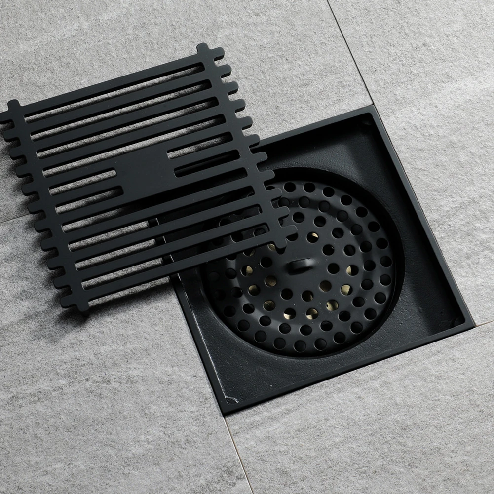 

Hotel Effective Home Square Shape Stopper Easy Install Filter Bathroom Floor Shower Drain Hair Catcher Toilet Accessory Strainer