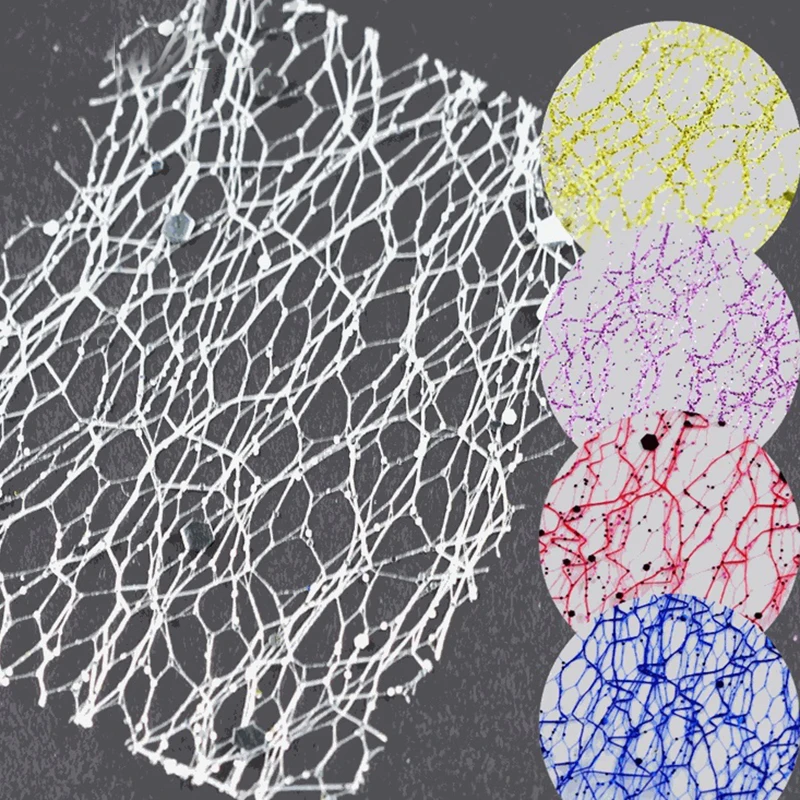 Модные наклейки для ногтей с золотым плетением 6 5 см шелковая фольга Переводные