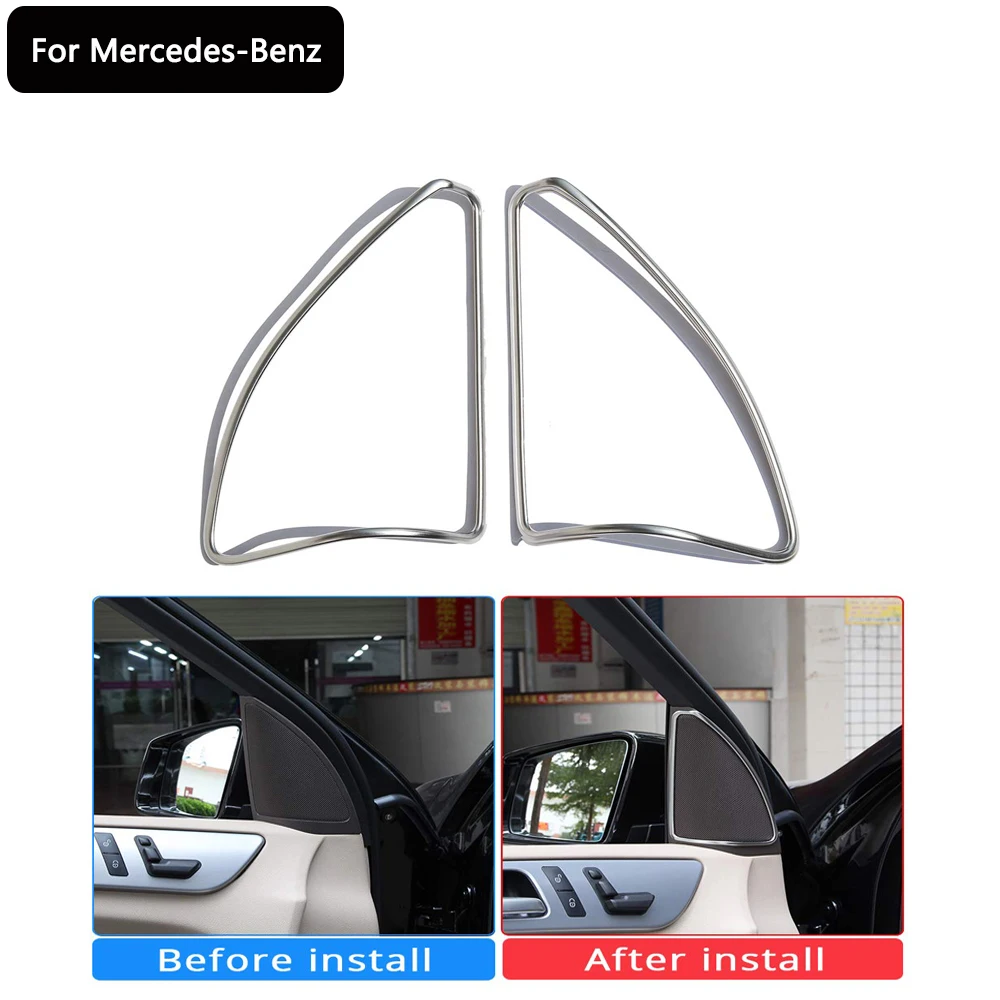 

ABS Matte Car Door Speaker Cover Trim for Mercedes-Benz ML GL GLS GLE320 350 400