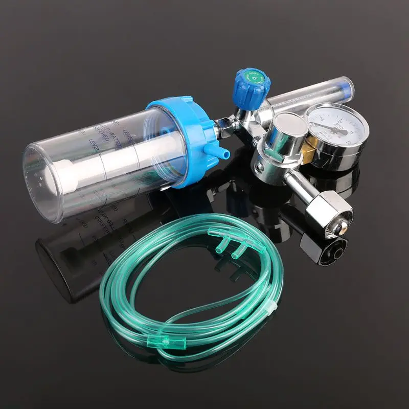 Pressure Regulator O2 Medical Oxygen inhaler Pressure Reducing Valve Oxygen Meter G5/8" 0-10L/min