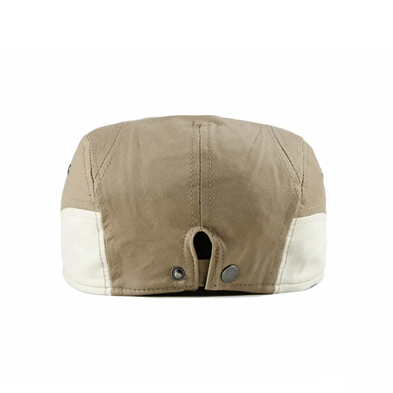 Кепка-газетчик Fibonacci Мужская в стиле ретро повседневная шапка пэчворк с