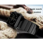 Ремешок керамический для apple watch band 44 мм 40 мм 45 мм 41 мм 42 мм 38 мм, браслет с пряжкой-бабочкой для iwatch series 76SE543