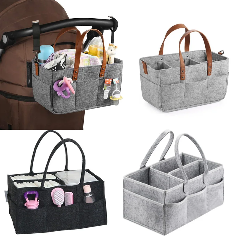 

Baby Diaper Caddy Organizer Portable Holder Bag Multifunctional Kids Diapers Nappy Changing Maternity Handbags Bag