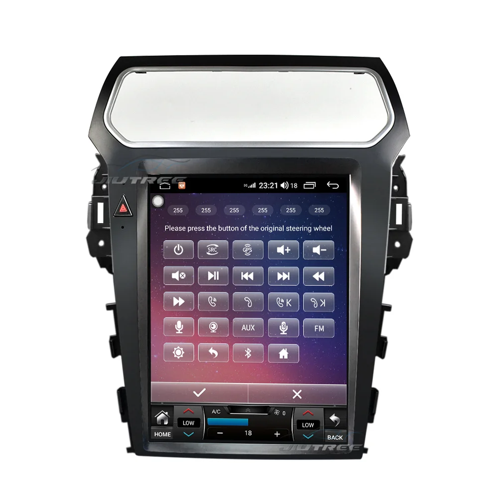 Вертикальный экран для Ford Explorer 2016-2019 2Din Android автомобильный Радио мультимедийный