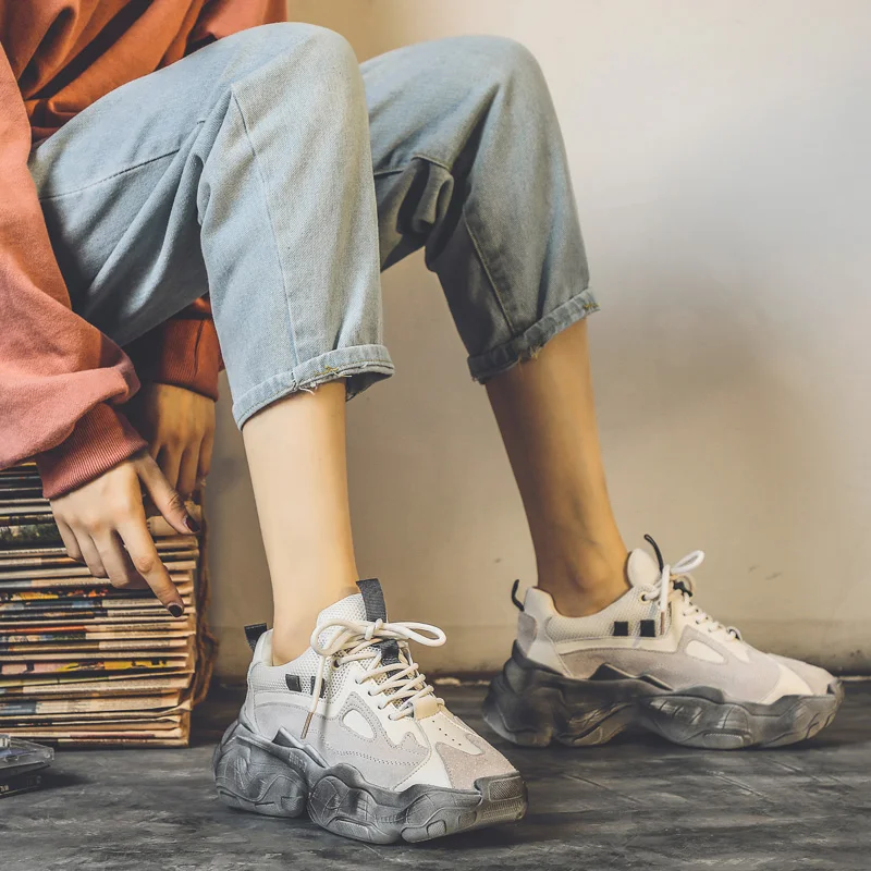 Новинка 2019 года Лидер продаж обувь для папы в старом стиле Городские кроссовки на