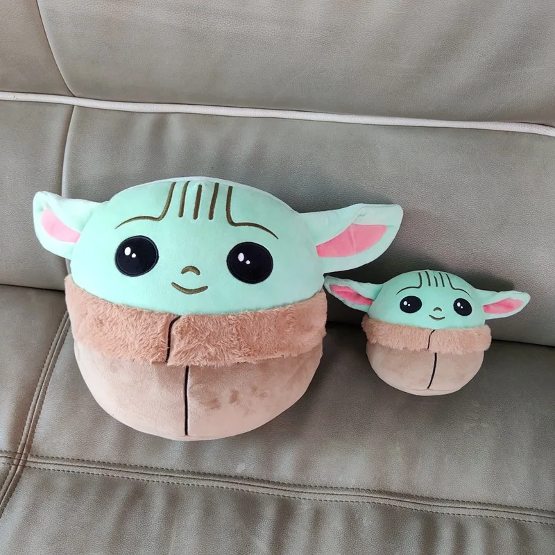 Детский плюшевый йода игрушка Kawaii Baby Yoda Grogu мягкие игрушки звездные войны Grugo милые плюшевые фигурки аниме плюшевые игрушки